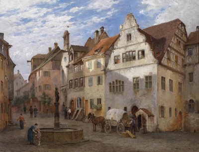 Old Town Alley by Georg Dehn
